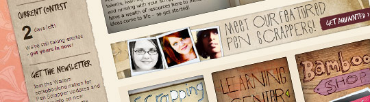 Penscrappers.com website preview