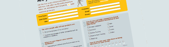 ViaTraining form preview